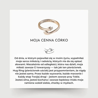 Moja cenna córka – Pierścionek-uścisk