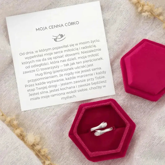 Moja cenna córka – Pierścionek-uścisk
